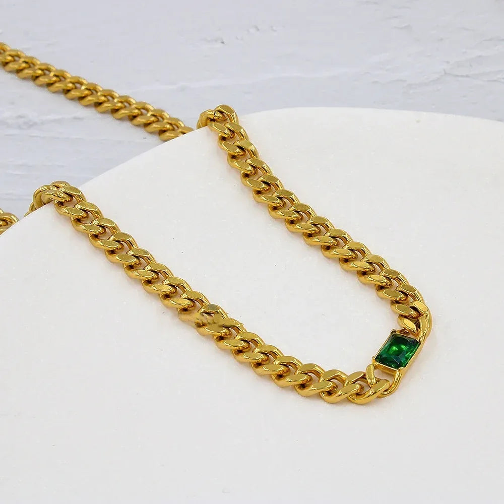 Stainless Steel Cuban Link Chain - Viexta
