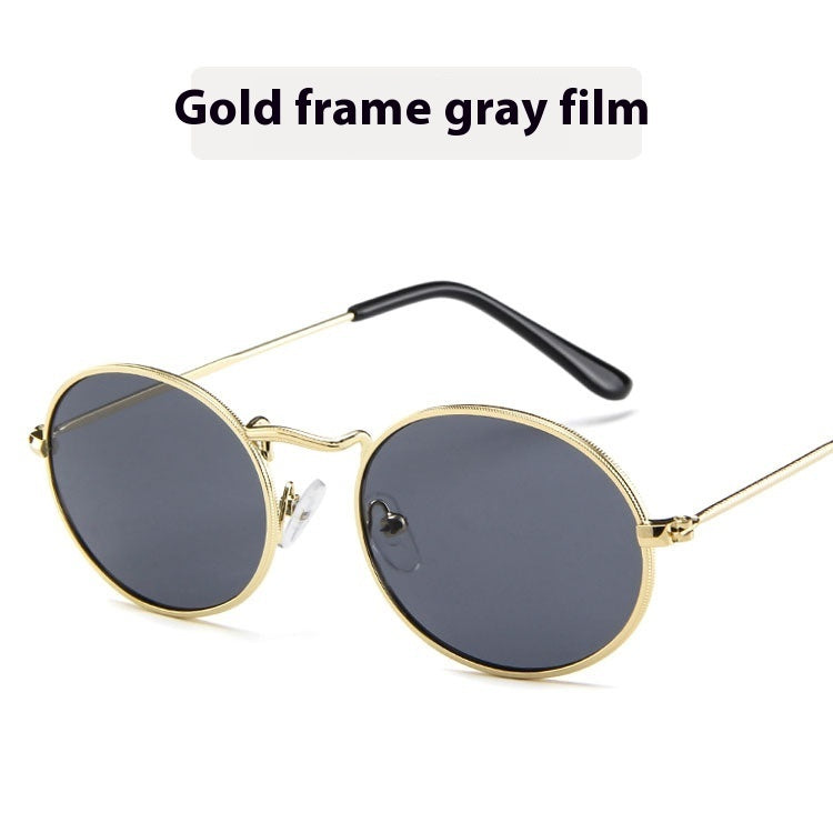 Sun Protection Trend Retro Oval Sun Glasses