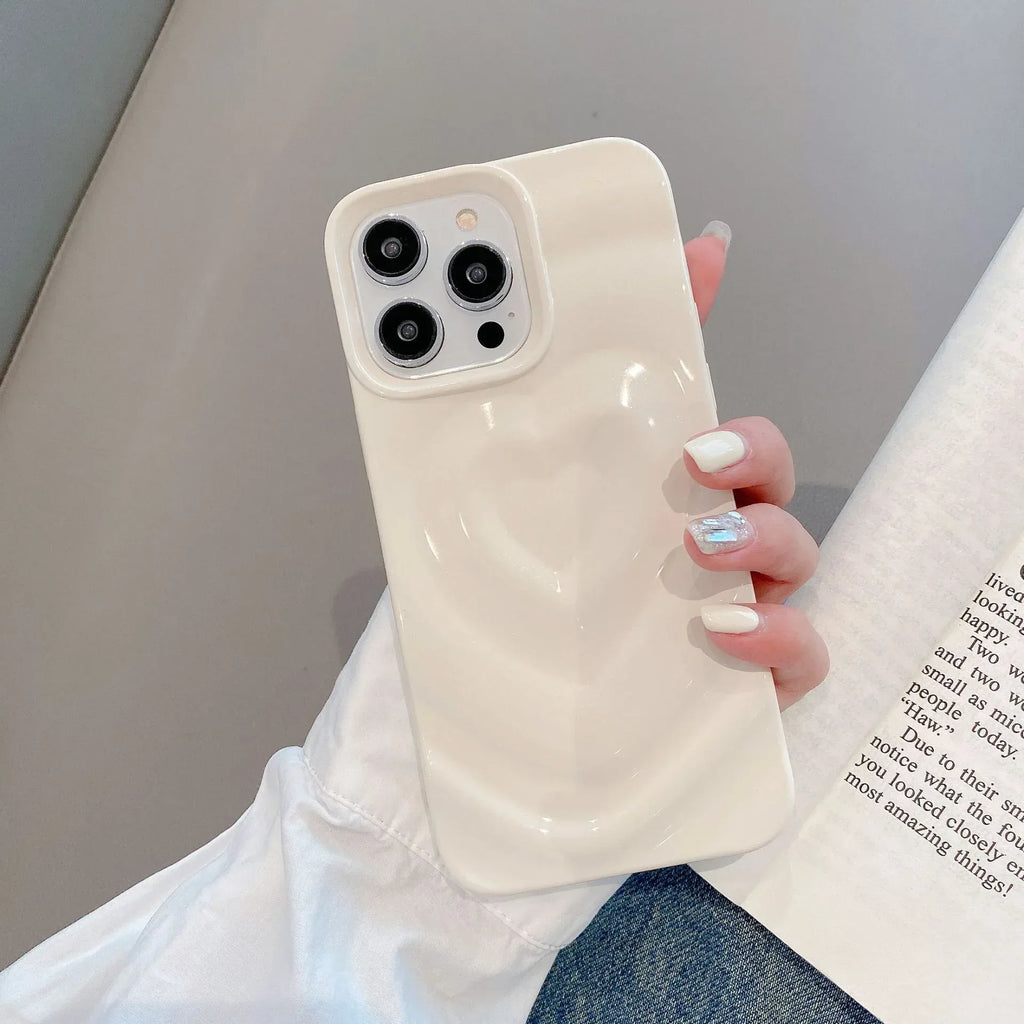 Love Wave Pleated iPhone Cover - Viexta