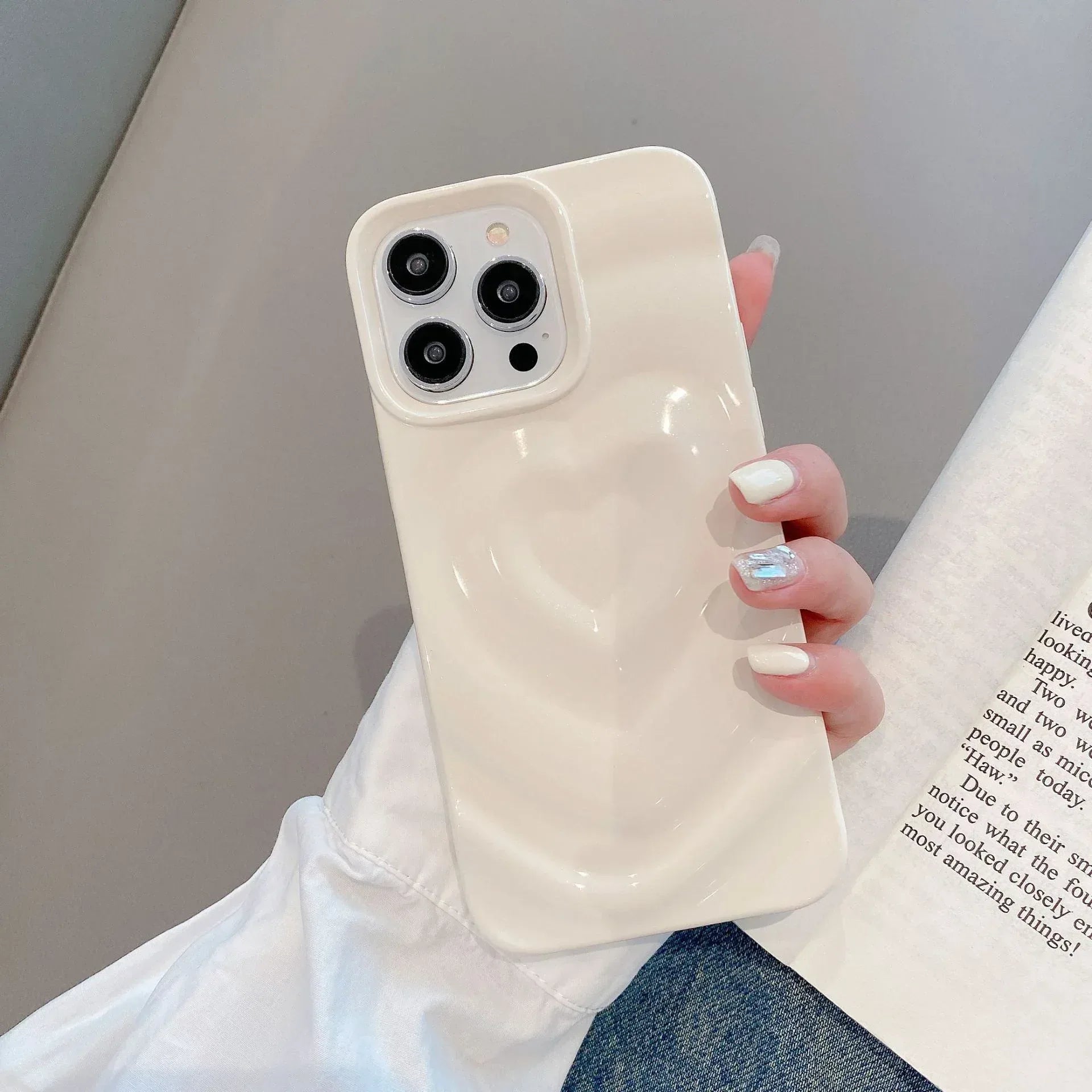 Love Wave Pleated iPhone Cover - Viexta