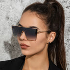 Large-frame Square Sunglasses - Viexta