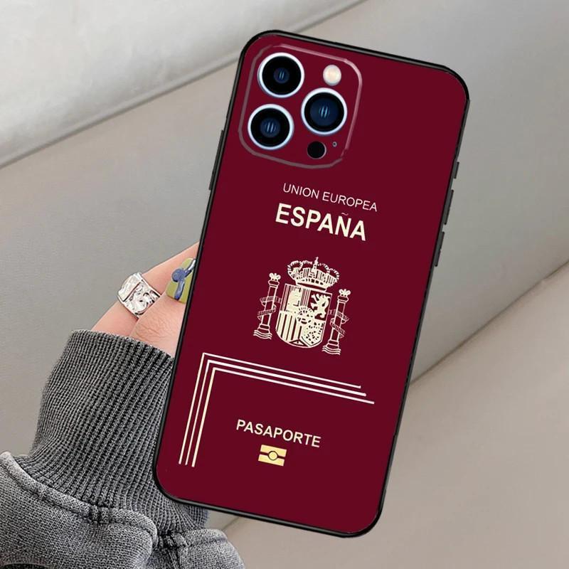 Algeria Serbia Spain Passport iPhone Case