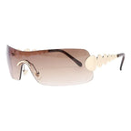 One Piece Rimless Outdoor Sunglasses - Viexta