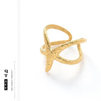American Retro Stainless Steel Luxe Ring - Viexta