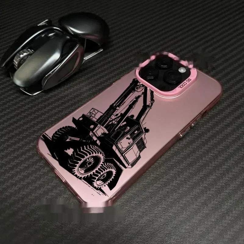 Excavator Laser iPhone Case - Viexta