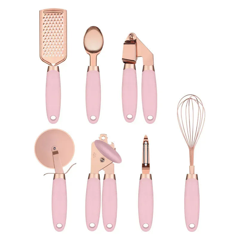 Kitchen Household Peeler Gadget Copper Plating Set - Viexta