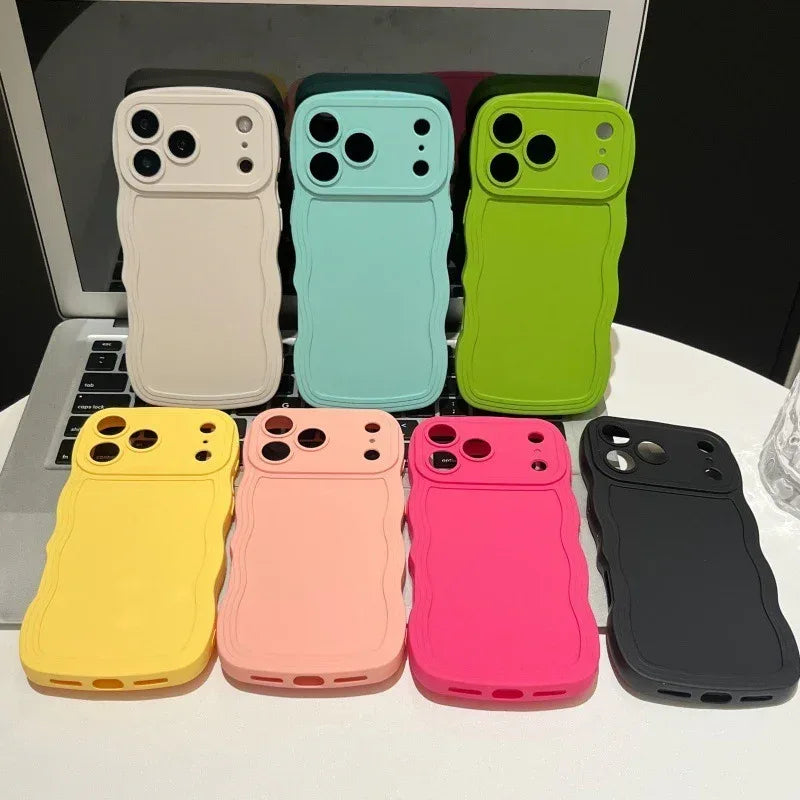 Liquid Big Wave Candy Color iPhone Case - Viexta