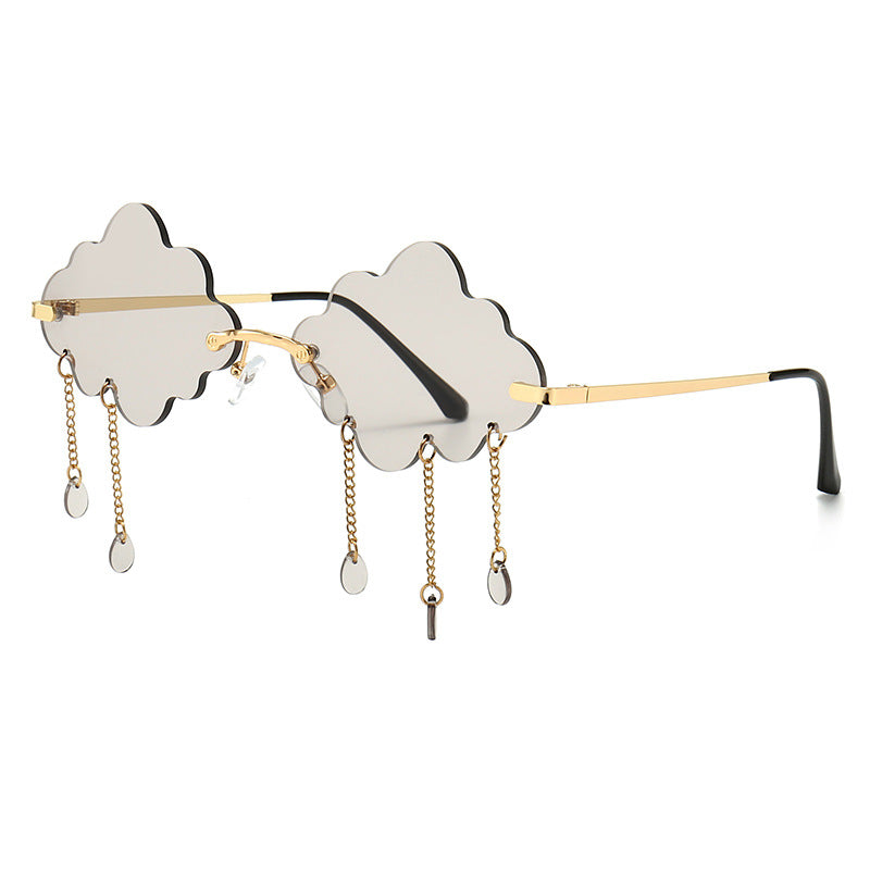 Rimless sunglasses women
