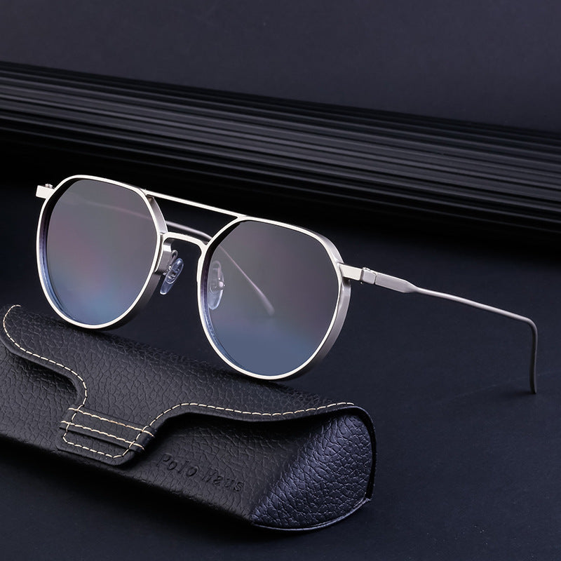 Metal Double Beam Vintage Sunglasses