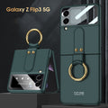 The New Model Is Suitable For Samsung Galaxy Z Flip3 Mobile Phone Shell Ring Folding Creative Ultra Thin Shell Film One