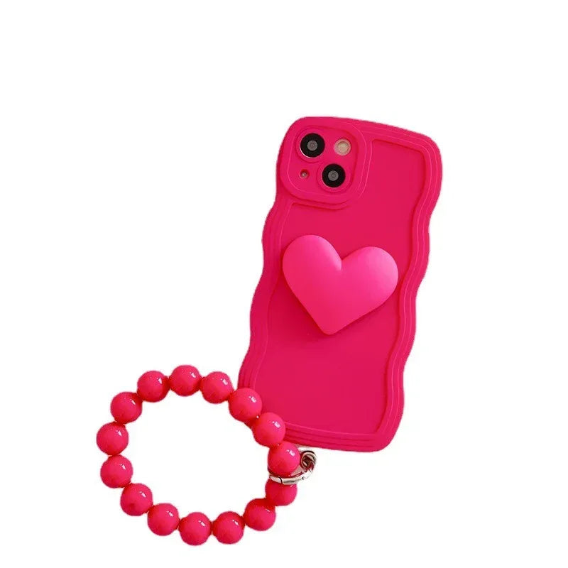 Wavy Edge Silicone Three-dimensional iPhone Case - Viexta