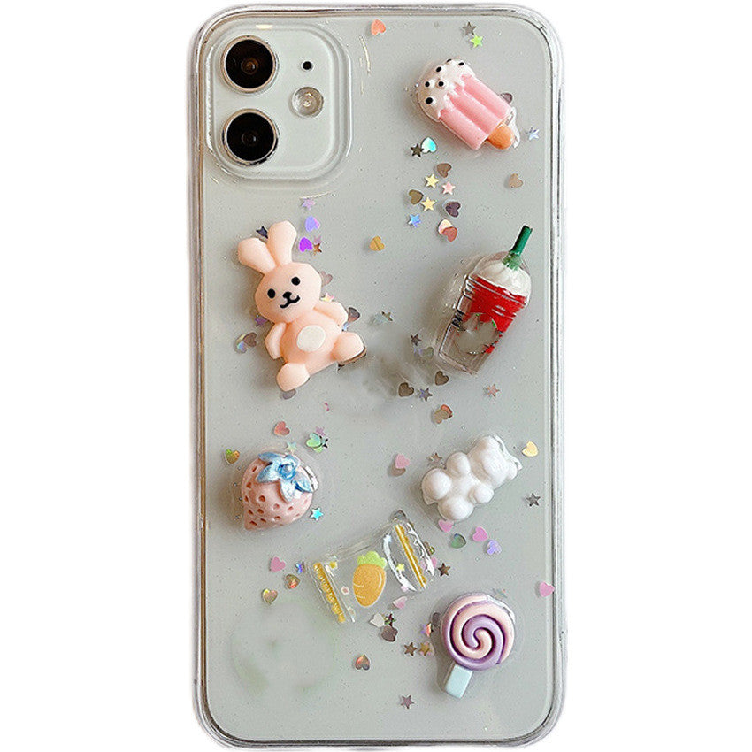 Ice Cream Bunny Epoxy iPhone Case