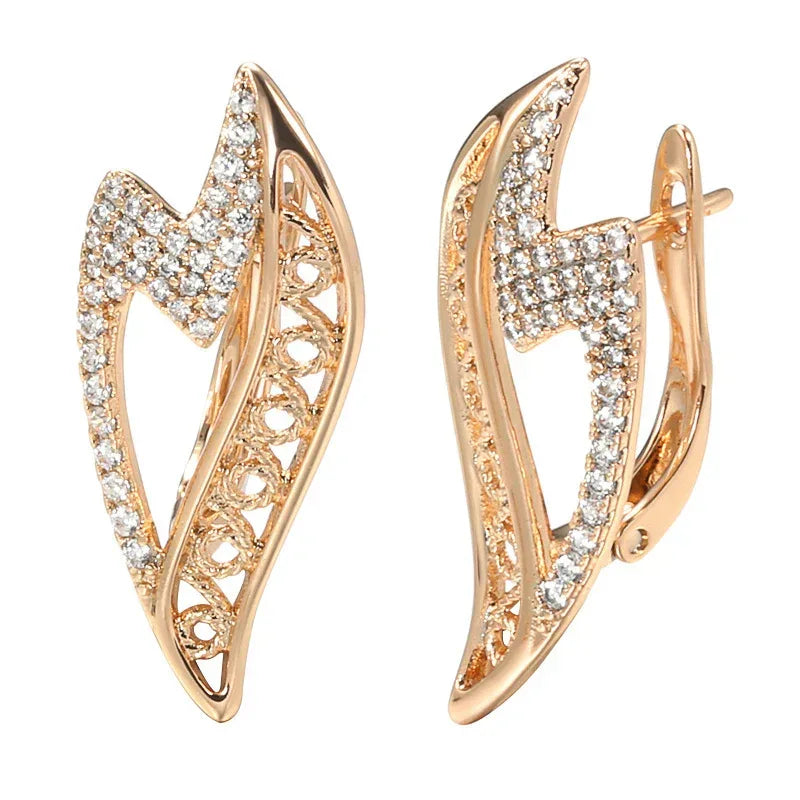 micro-set-zircon-earring - Viexta