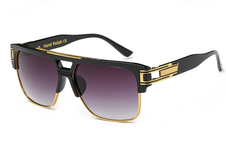 Retro Colorful Reflective Sunglasses