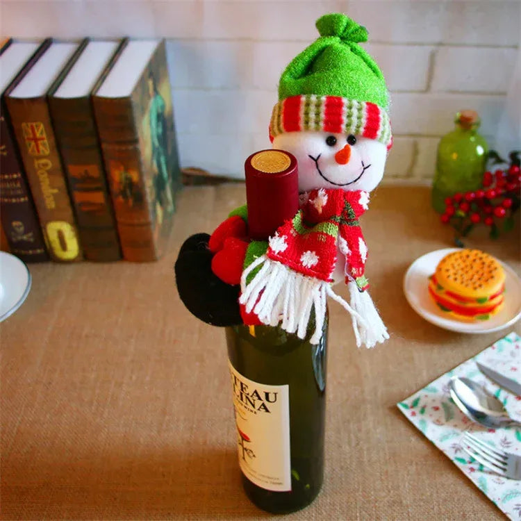 christmas-decorations-christmas-wine-bottle-socks - Viexta