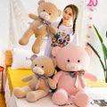 Cartoon Bow Big Bear Plush Toy - Viexta