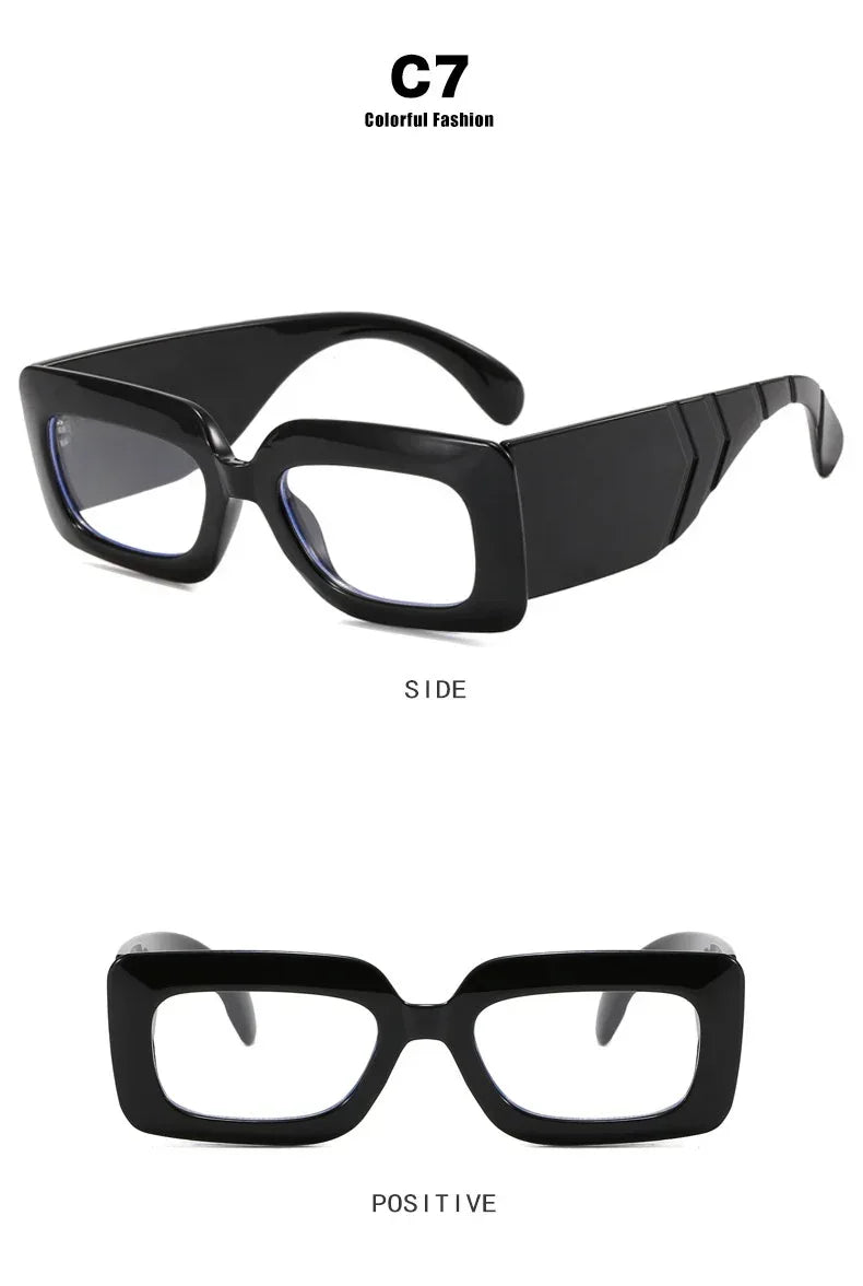 Retro Snake-pattern Sunglasses - Viexta