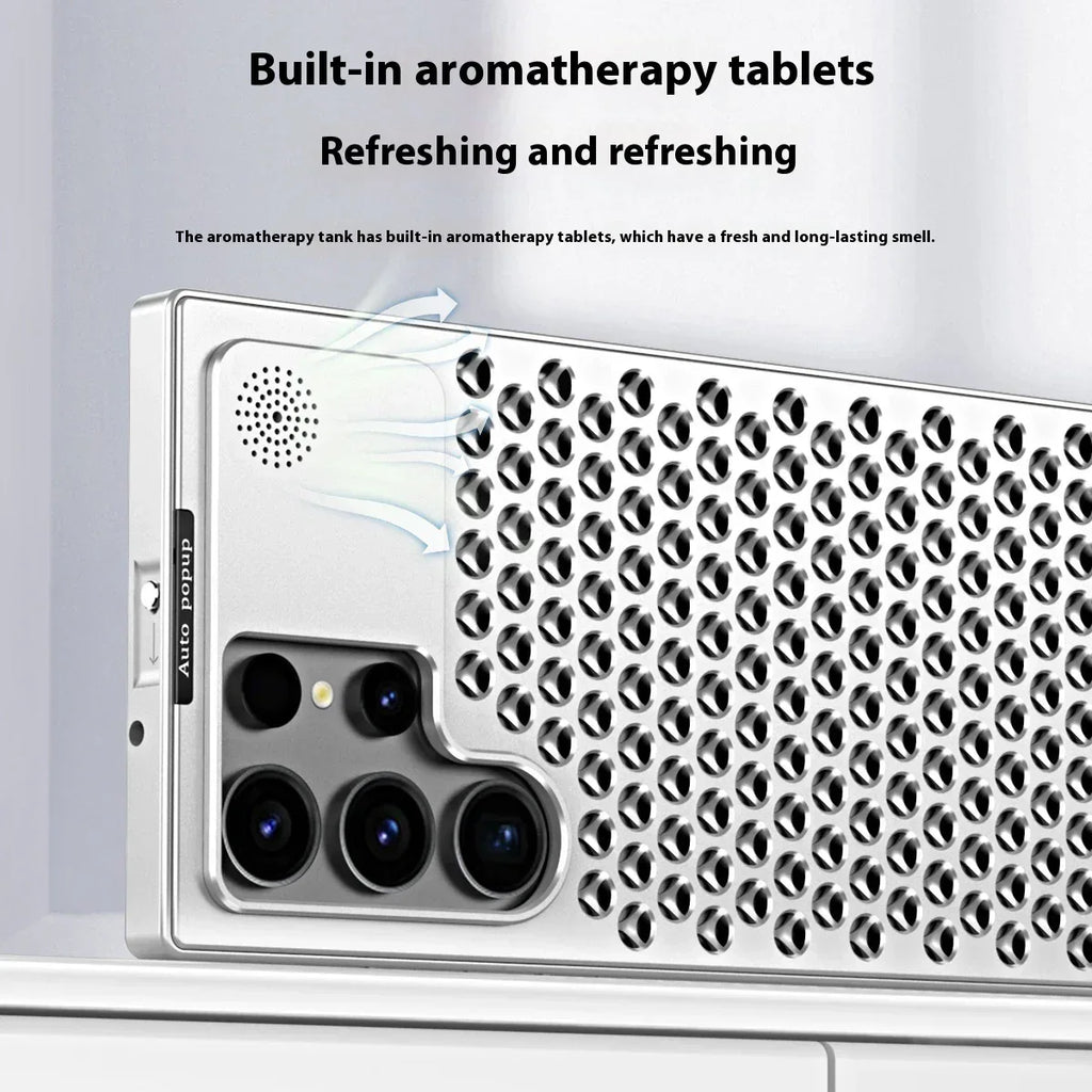 magnetic-suction-aluminum-alloy-heat-dissipation-s24ultra-phone-case - Viexta