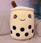 Fruit Drink Plush Stuffed Strawberry Boba Tea Cup Toy - Viexta