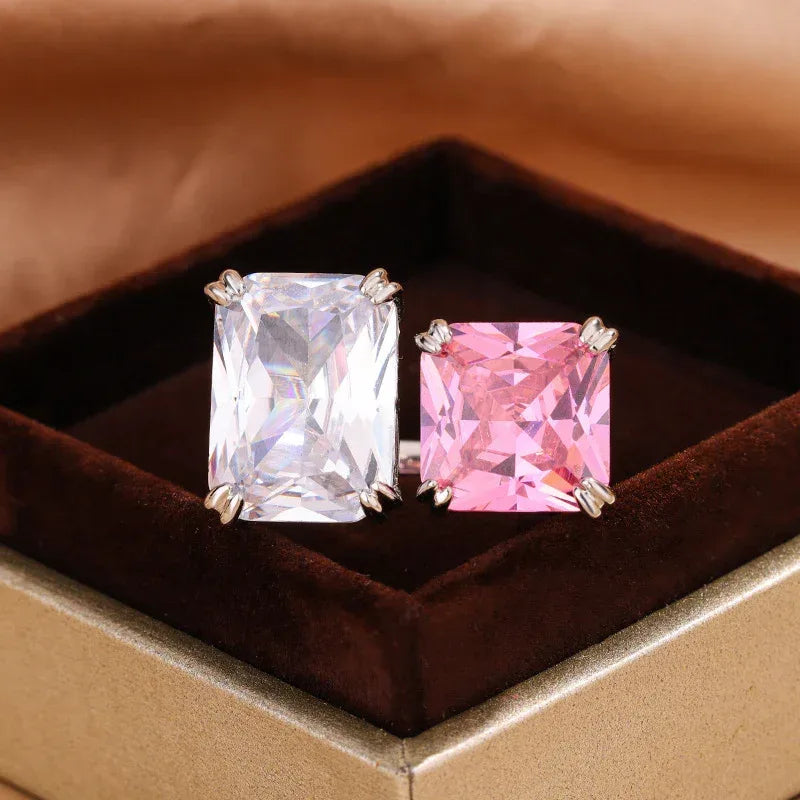Topaz Square Ring - Viexta