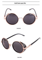 round-retro-uv-protection-sunglasses - Viexta
