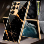 Soft Edge Electroplated Glass S Series Phone Case - Viexta