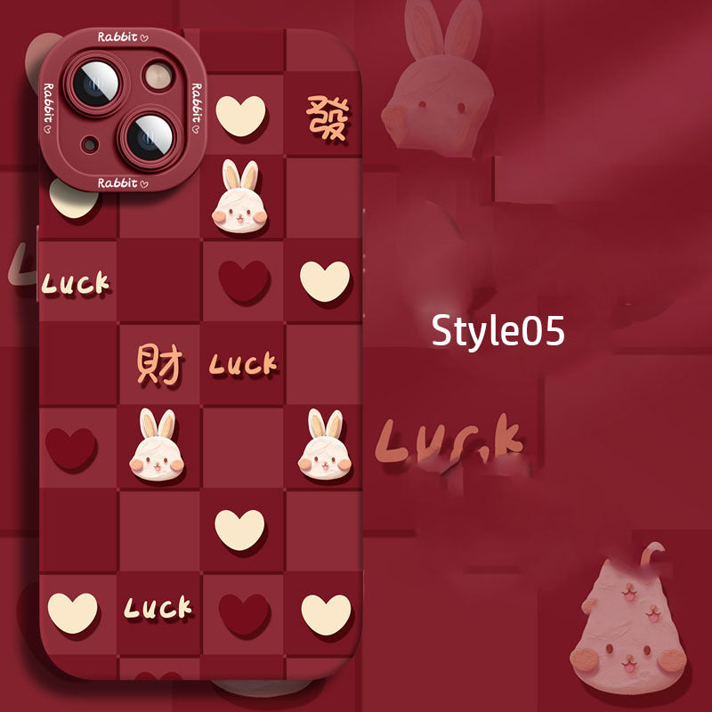 Silicone Cartoon iPhone Case