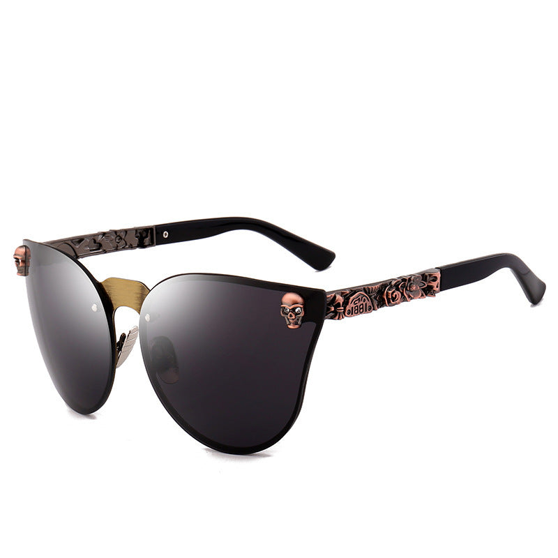 Skull metal sunglasses