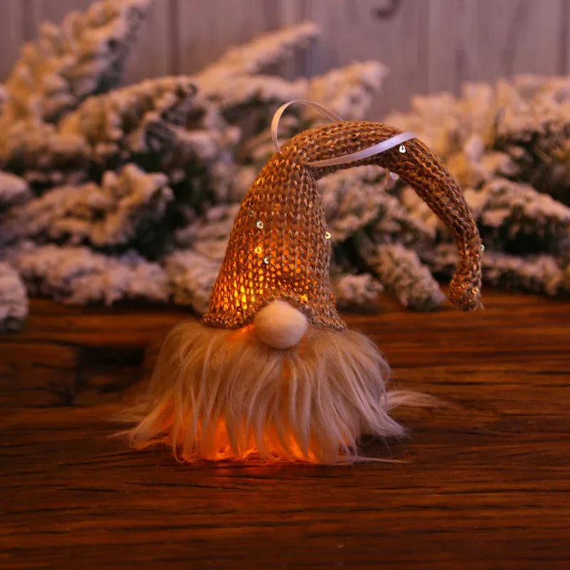 Christmas Forester Gnome LED Doll Light - Viexta