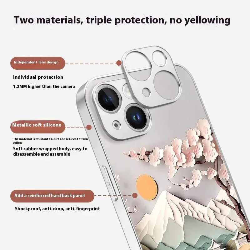 magnetic-lichun-mountain-silicone-iphone-case - Viexta
