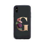 26 English Alphabet Silicone Phone Cases for IPHONE