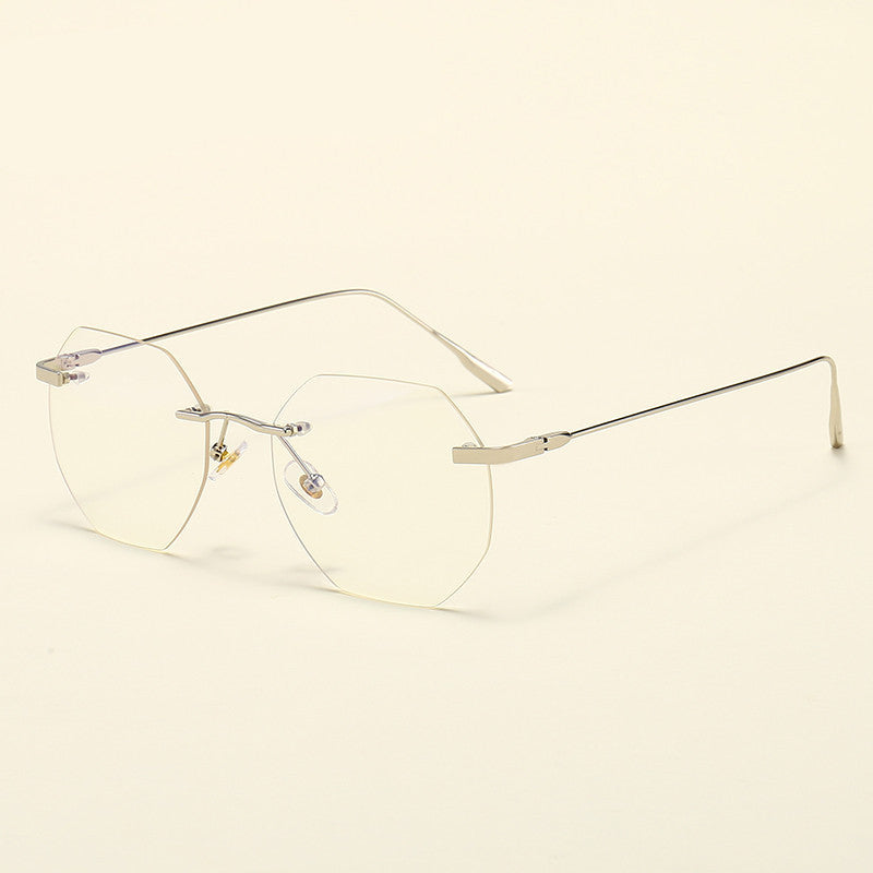 Frameless Spectacle Frame Gold