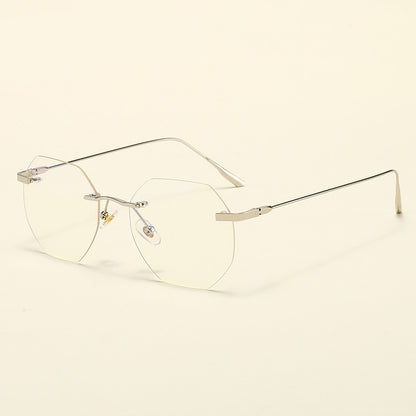 Frameless Spectacle Frame Gold