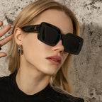 New Retro Square Large Frame Sunglasses - Viexta