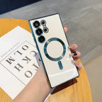 Magnetic S23FE Electroplating Lens Samsung Protective Cover - Viexta