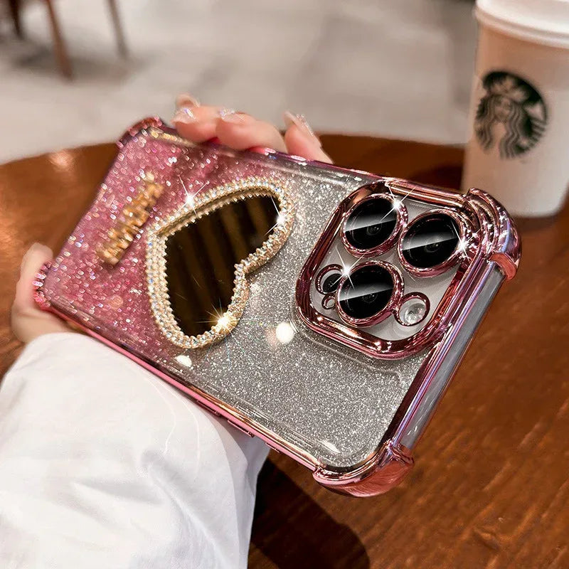 Drop-resistant Mirror Luxury iPhone case - Viexta