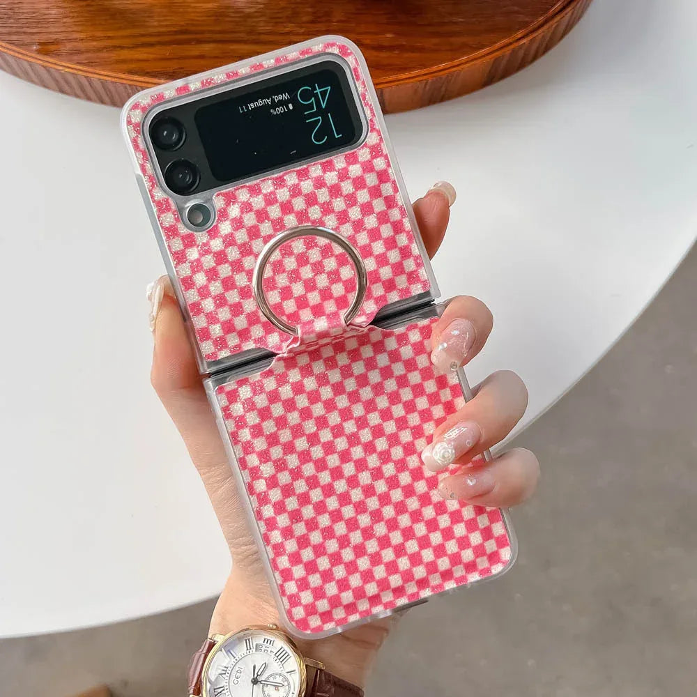 Foldable Screen Plaid Samsung Case - Viexta