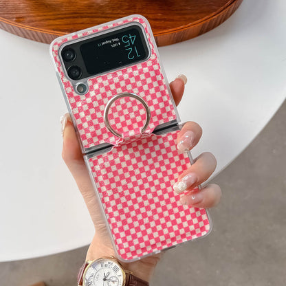 Foldable Screen Plaid Samsung Case