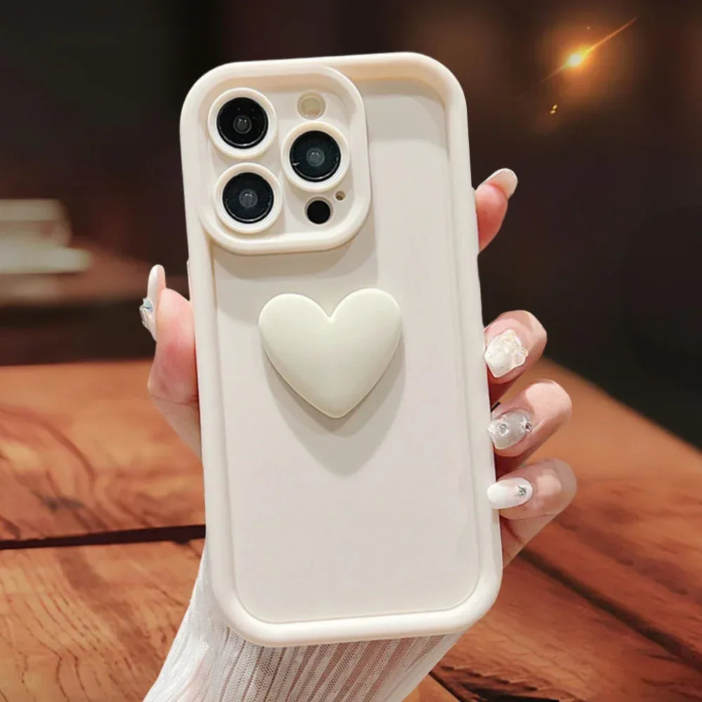 Love Skin-friendly Frosted Lens iPhone Case - Viexta