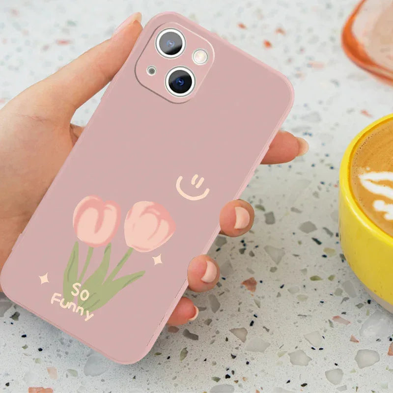 Tulip Silicone iPhone Case - Viexta