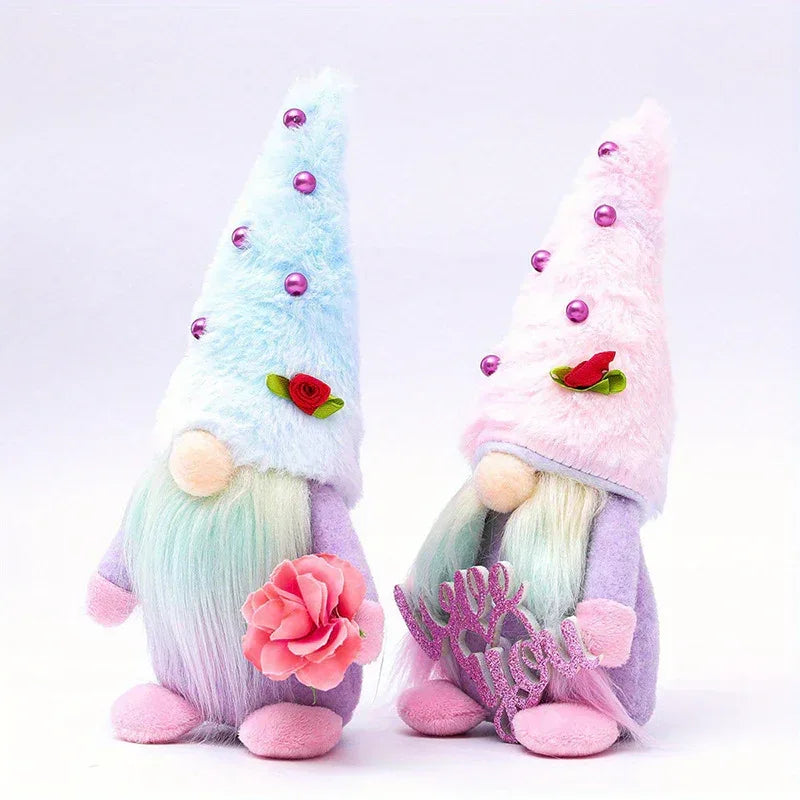 Desktop Decoration Tie-dyed Faceless Doll - Viexta