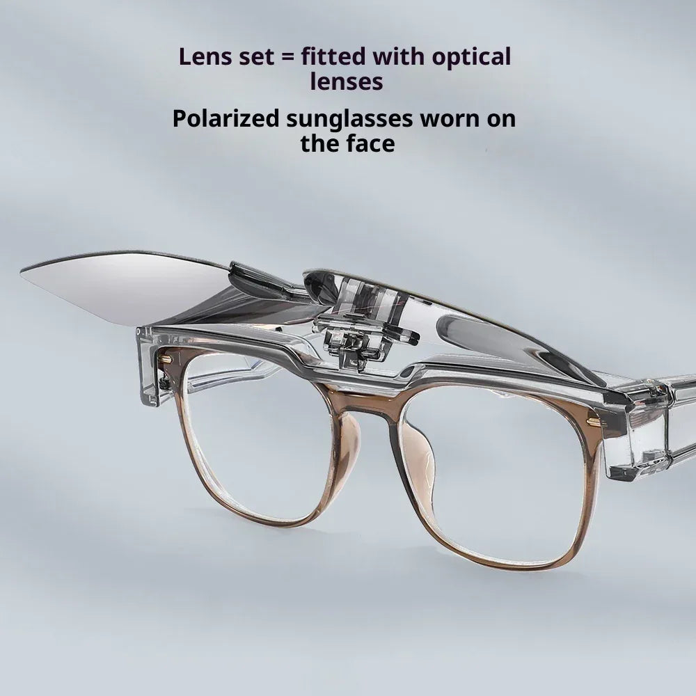 Men's And Women's UV Protection Clamshell Sunglasses - Viexta