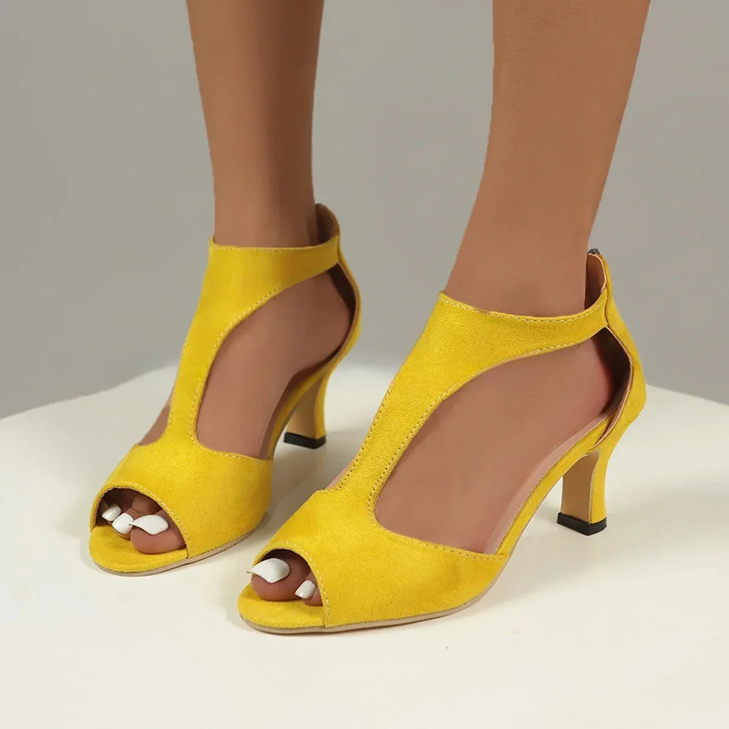 Zippered High Heel - Viexta