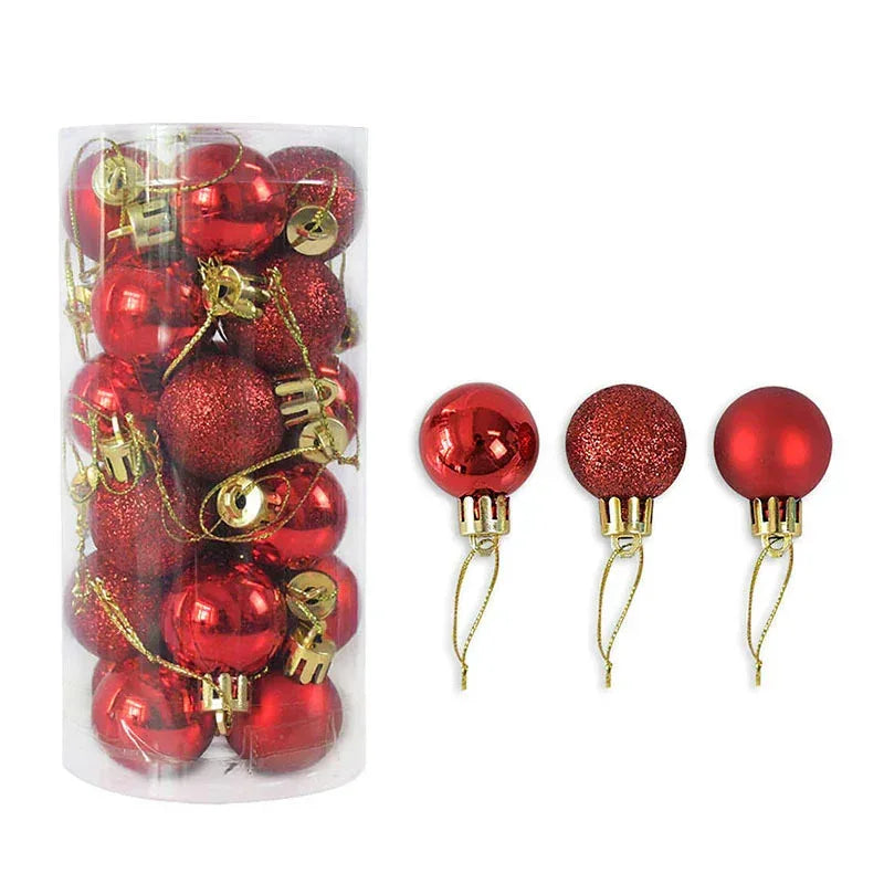 Christmas Decoration Shiny Matte Christmas Ball - Viexta