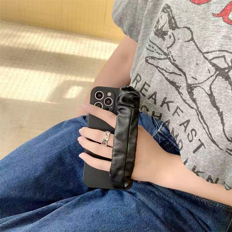 Leather Wristband All-inclusive iPhone Case - Viexta