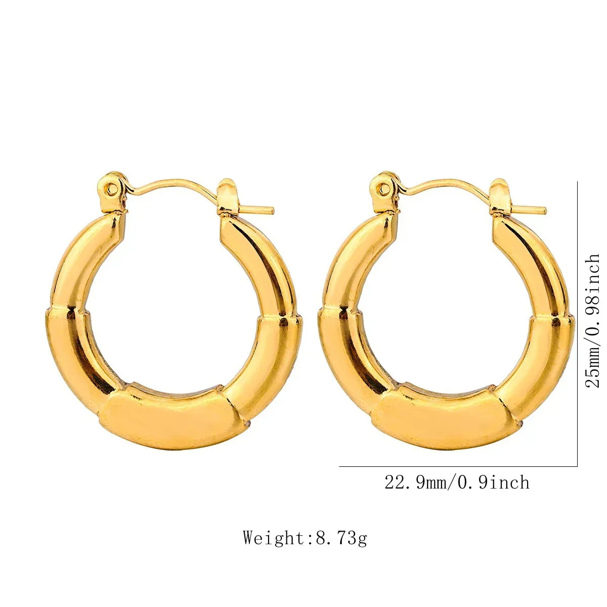 Stainless Steel Hoops - Viexta