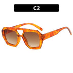 Ins Big Frame Leopard Sunglasses - Viexta