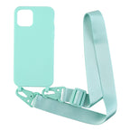 Solid Color Lanyard iPhone Case