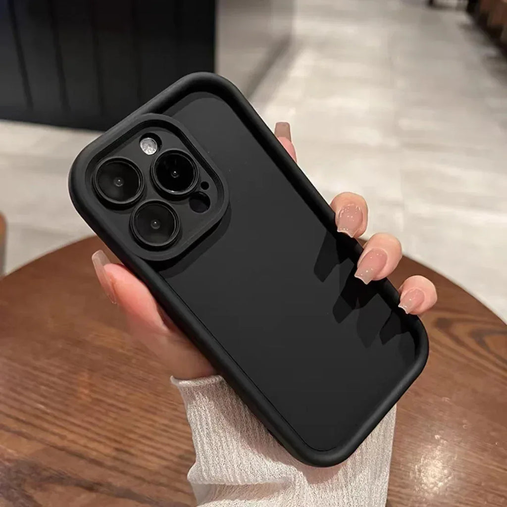 solid-color-drop-resistant-silicone-redmi-case - Viexta