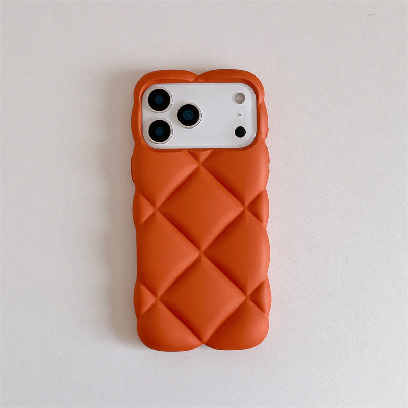 Leather Diamond Patterned Drop-proof iPhone Case